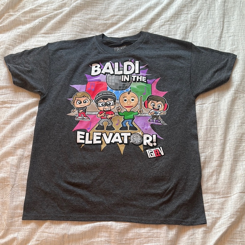 FGTeen Gray Baldi in the Elevator Kids T-Shirt Size 14/16 NWT